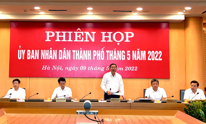 Tập thể UBND Thành phố họp phiên thường kỳ tháng 5/2022